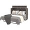 Bestar Pur 67W 66W Queen Cabinet Bed with Mattress, Bark Grey 126194-000047 - alternate 6